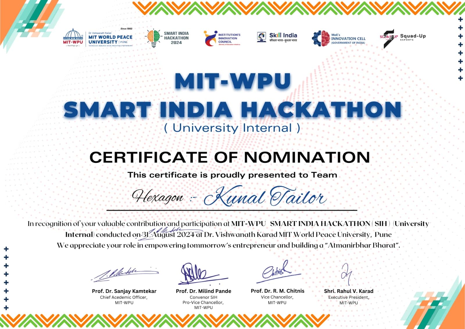 Smart India Hackathon (SIH)