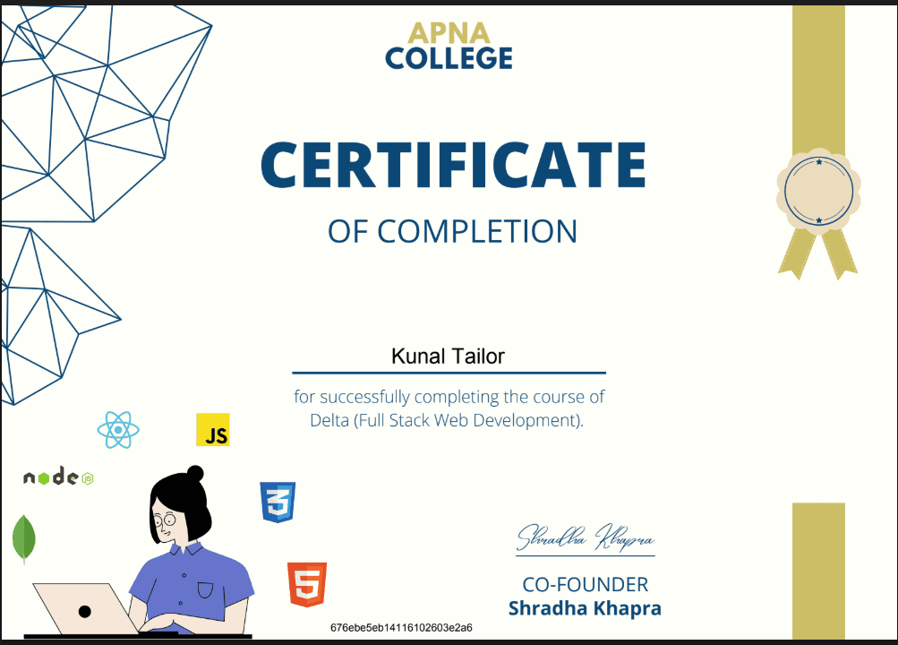 Web Development Certificate