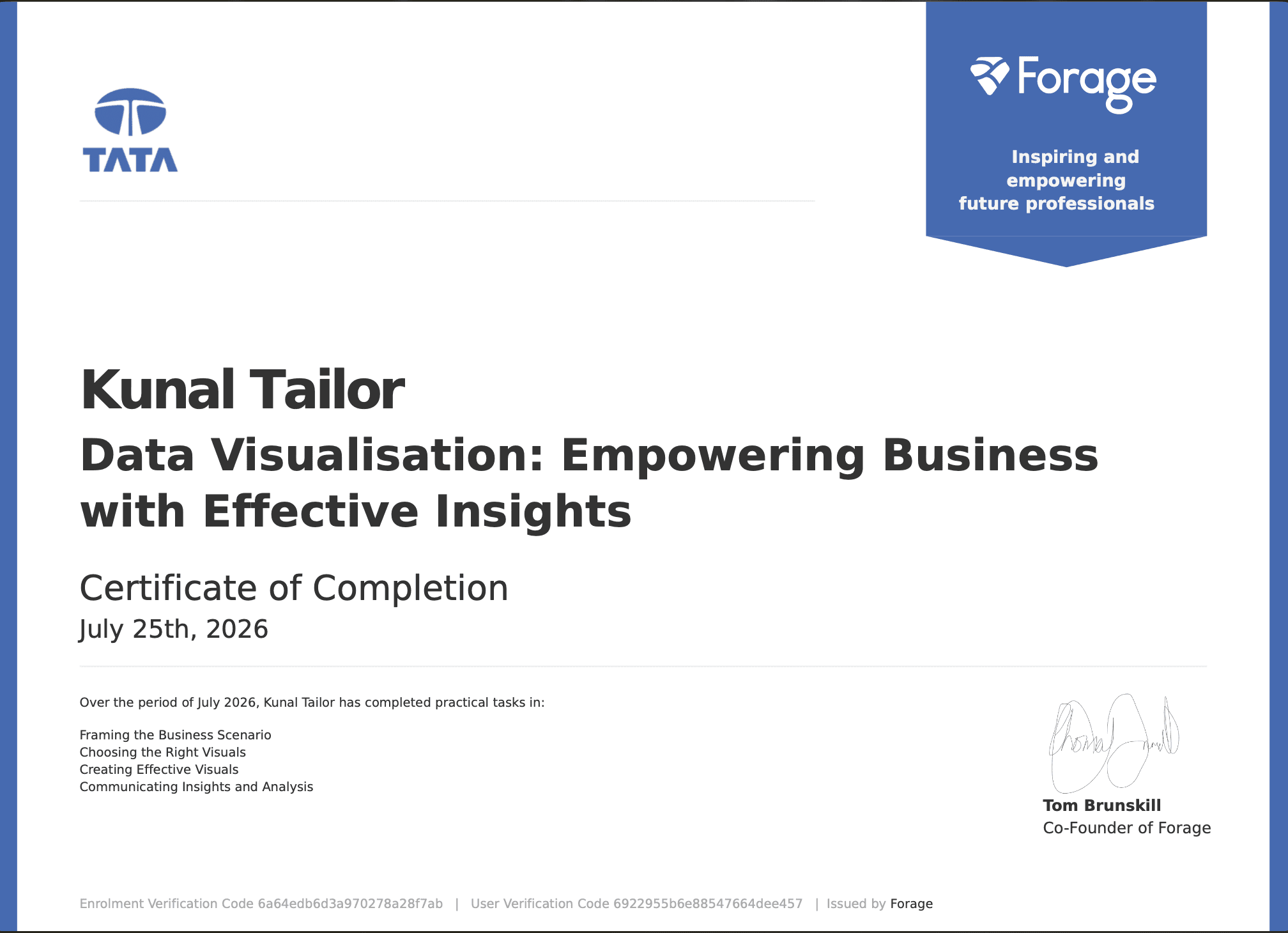 Tata Data Visualisation
