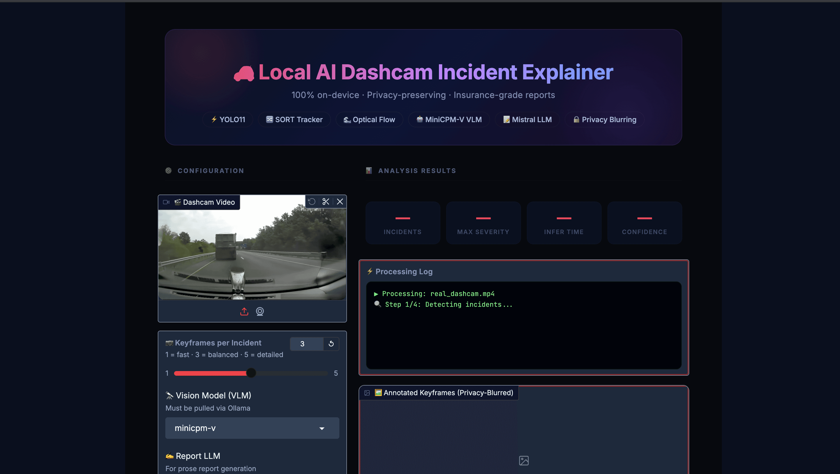 AI Dashcam Explainer